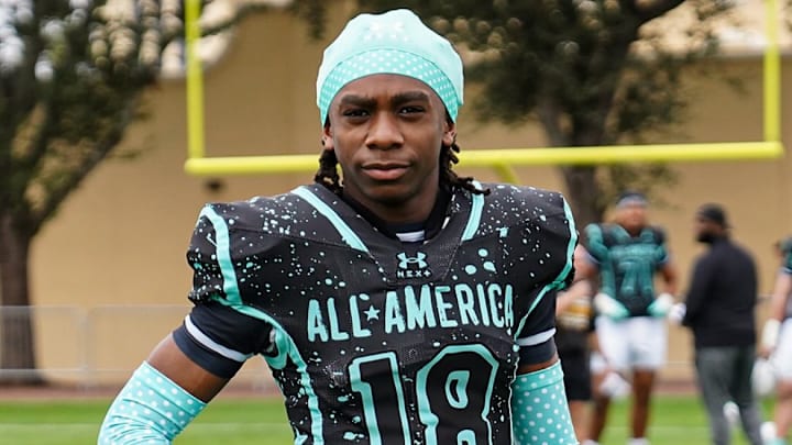 Naeem Burroughs dressed in his Under Armour All-American gear Naeem Burroughs dressed in his Under Armour All-American gear