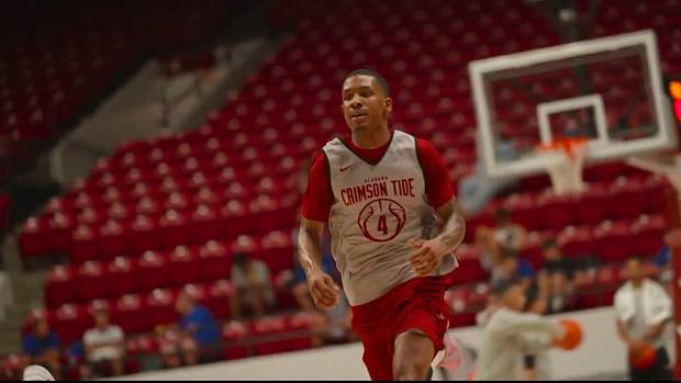 Alabama Guard Davion Hannah Alabama Guard Davion Hannah