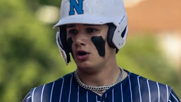 Jaden Fauske is a 6-foot-3, left-handed hitting outfielder.