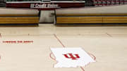 Indiana basketball's new-look Branch McCracken Court in Simon Skjodt Assembly Hall.