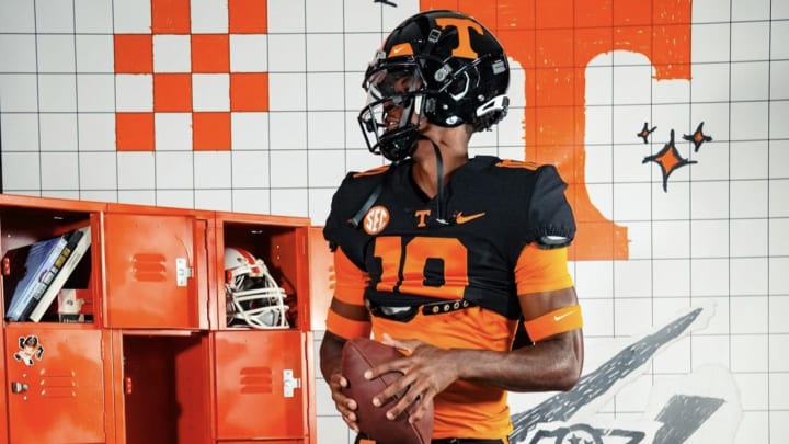 2025 4-star WR Travis Smith during his official visit to Tennessee. (Photo courtesy of Travis Smith)