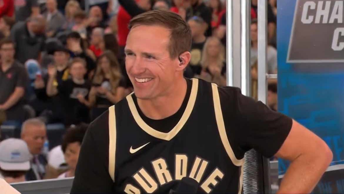Drew Brees At The Men's National Championship Game