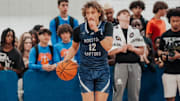 Noah Neumann during a game with the Houston Raptors
