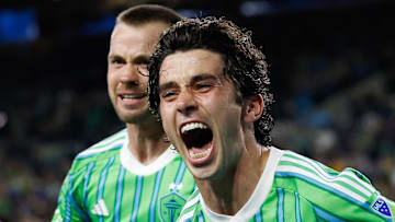 Paul Rothrock (middle) is one of several key pieces that have found exceptional form for the Seattle Sounders. 