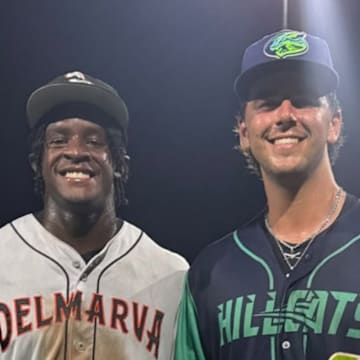 Nelson and Austin shared a moment postgame on Tuesday.