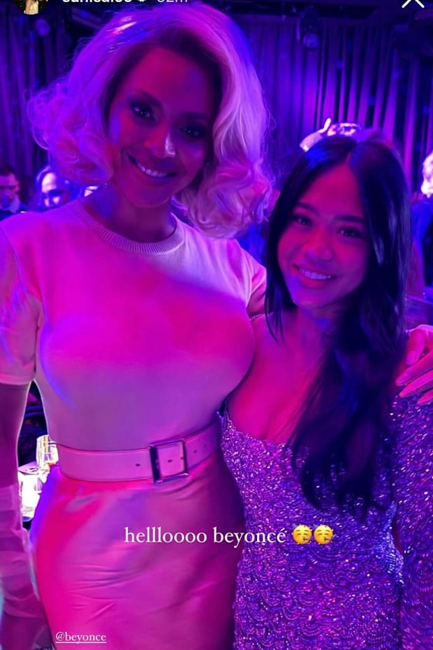 Beyoncé and Sunisa Lee 2024