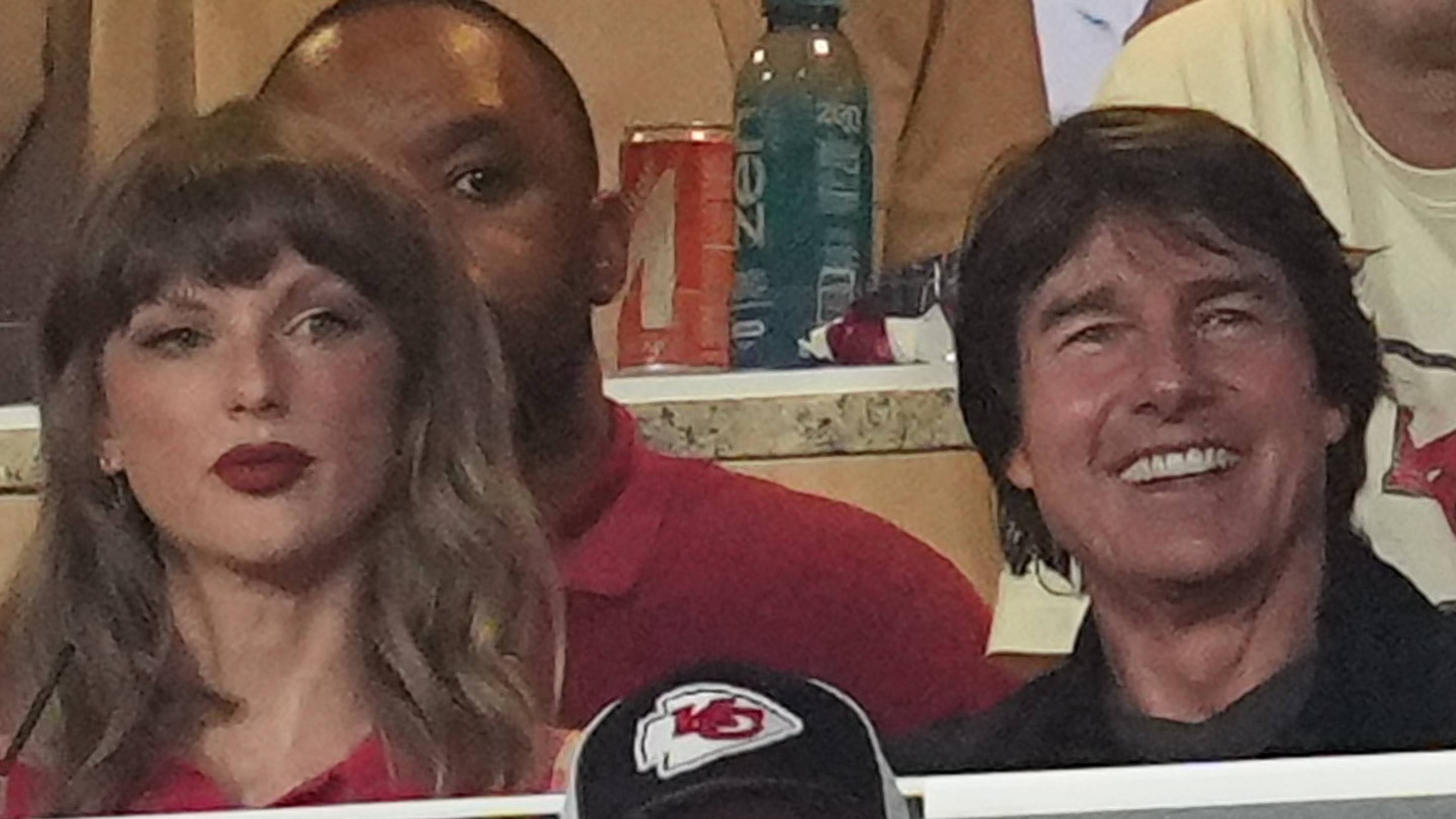 Tom Cruise Reveals What Taylor Swift Was Doing Next to Him at Chiefs Game