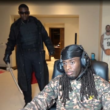 Blade, Spider-Man and more Marvel Rivals Heroes paid Kai Cenat a visit.