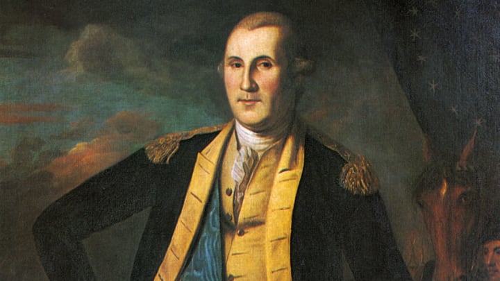 General George Washington has the look of a man with more stars than anybody else.