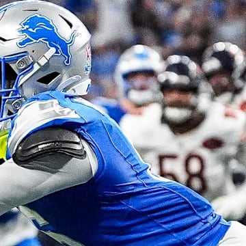 Detroit Lions cornerback Terrion Arnold (6).