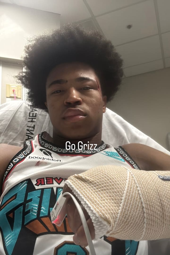Memphis Grizzlies rookie Jaylen Wells hospital