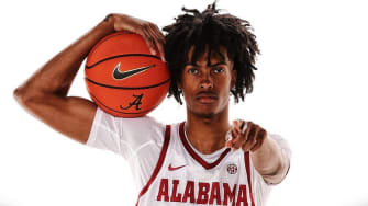 Naas Cunningham on his official visit to Alabama