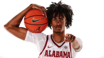 Naas Cunningham on his official visit to Alabama