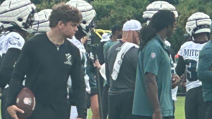 Eagles rookie Cooper DeJean is missing valuable training camp practices while rehabbing a hamstring injury.