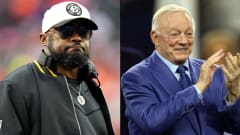 Pittsburgh Steelers' Mike Tomlin and Dallas Cowboys' Jerry Jones