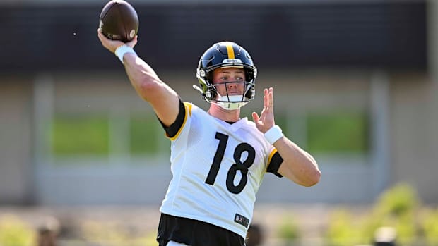 Pittsburgh Steelers quarterback Will Howard