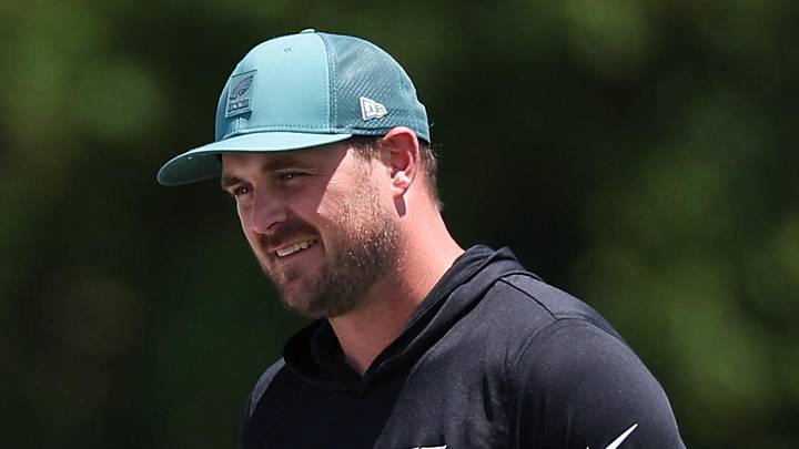 Philadelphia Eagles offensive coordinator Sean Mannion