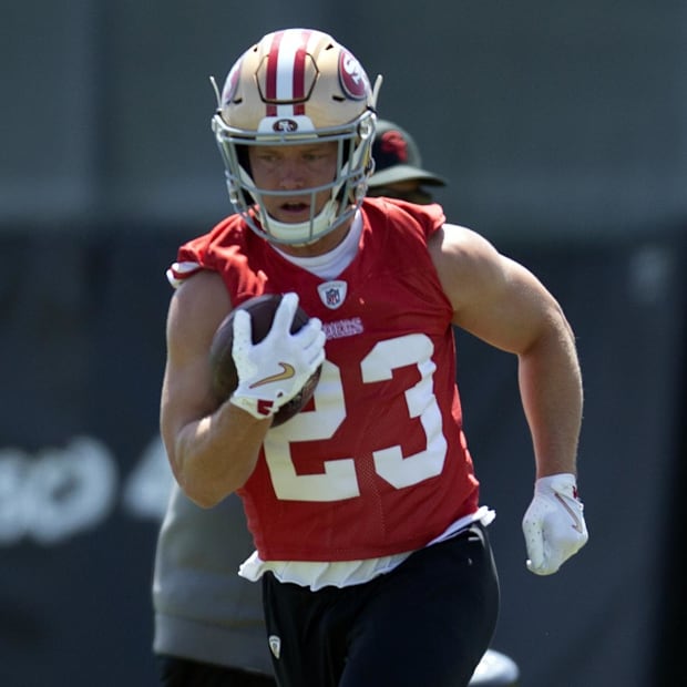 San Francisco 49ers running back Christian McCaffrey