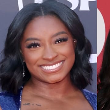 Simone Biles and Jessie Murph