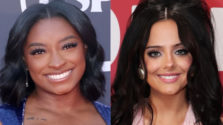 Simone Biles and Jessie Murph