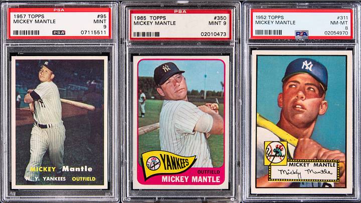 Mantle Mania: Record Prices for Mickey Mantle Cards and Magazine (featured). Photo by ON SI Collectibles