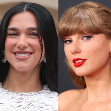 Dua Lipa, Taylor Swift and Simone Biles