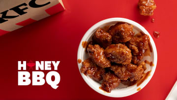 New KFC Honey BBQ Saucy Nuggets