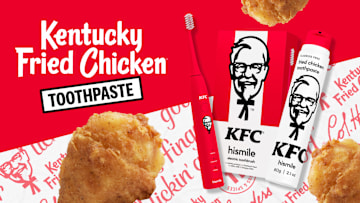 Kentucky Fried Chicken toothpaste is not a joke