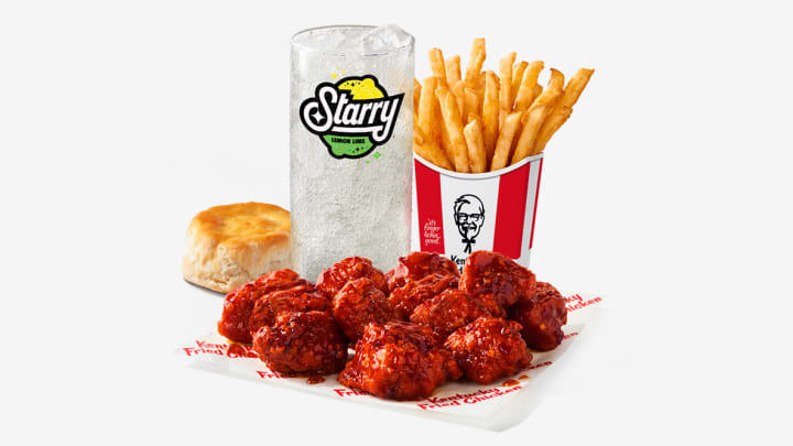 KFC Saucy Nuggets combo meal