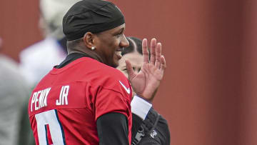 Atlanta Falcons quarterback Michael Penix Jr. had a strong performance in Friday's training camp practice.