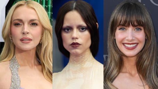 Lindsay Lohan, Jenna Ortega and Alison Brie