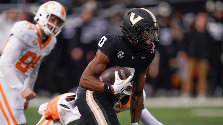 Junior Sherrill leads Vanderbilt's wide receiver room in his third year on campus. Junior Sherrill leads Vanderbilt's wide receiver room in his third year on campus.
