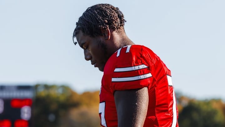 Trevon Cole-Jenkins, senior linemen for Half Hollow Hills East football. Trevon Cole-Jenkins, senior linemen for Half Hollow Hills East football.