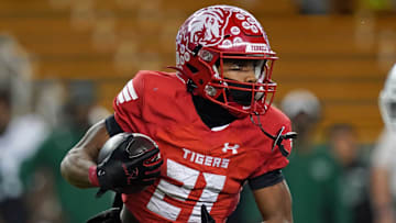 Terrell running back Julian Ashley scored two touchdowns in a 41-14 win against Huntsville. 