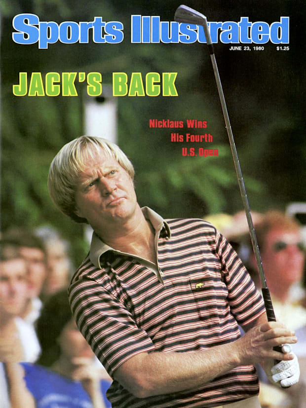 Jack Nicklaus SI cover from 1980 after he won the U.S. Open.