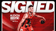 Indiana men's basketball announced the signing of Serbian guard Aleksa Ristic on Tuesday.