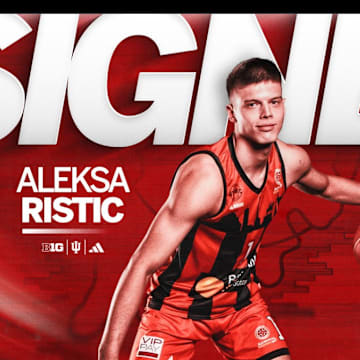 Indiana men's basketball announced the signing of Serbian guard Aleksa Ristic on Tuesday.