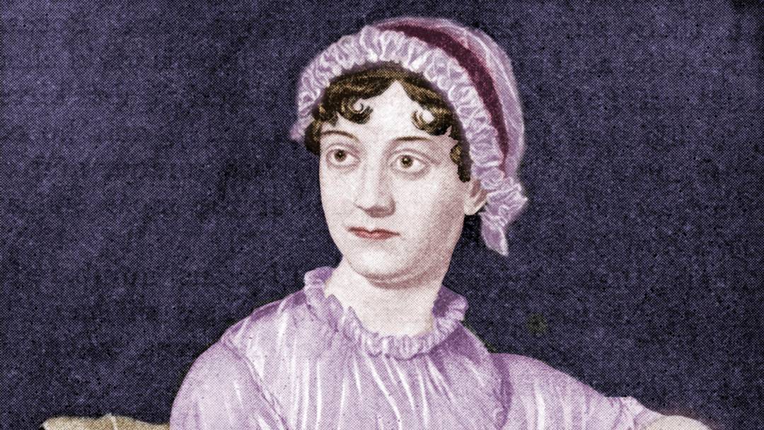 Portrait of Jane Austen. Portrait of Jane Austen.