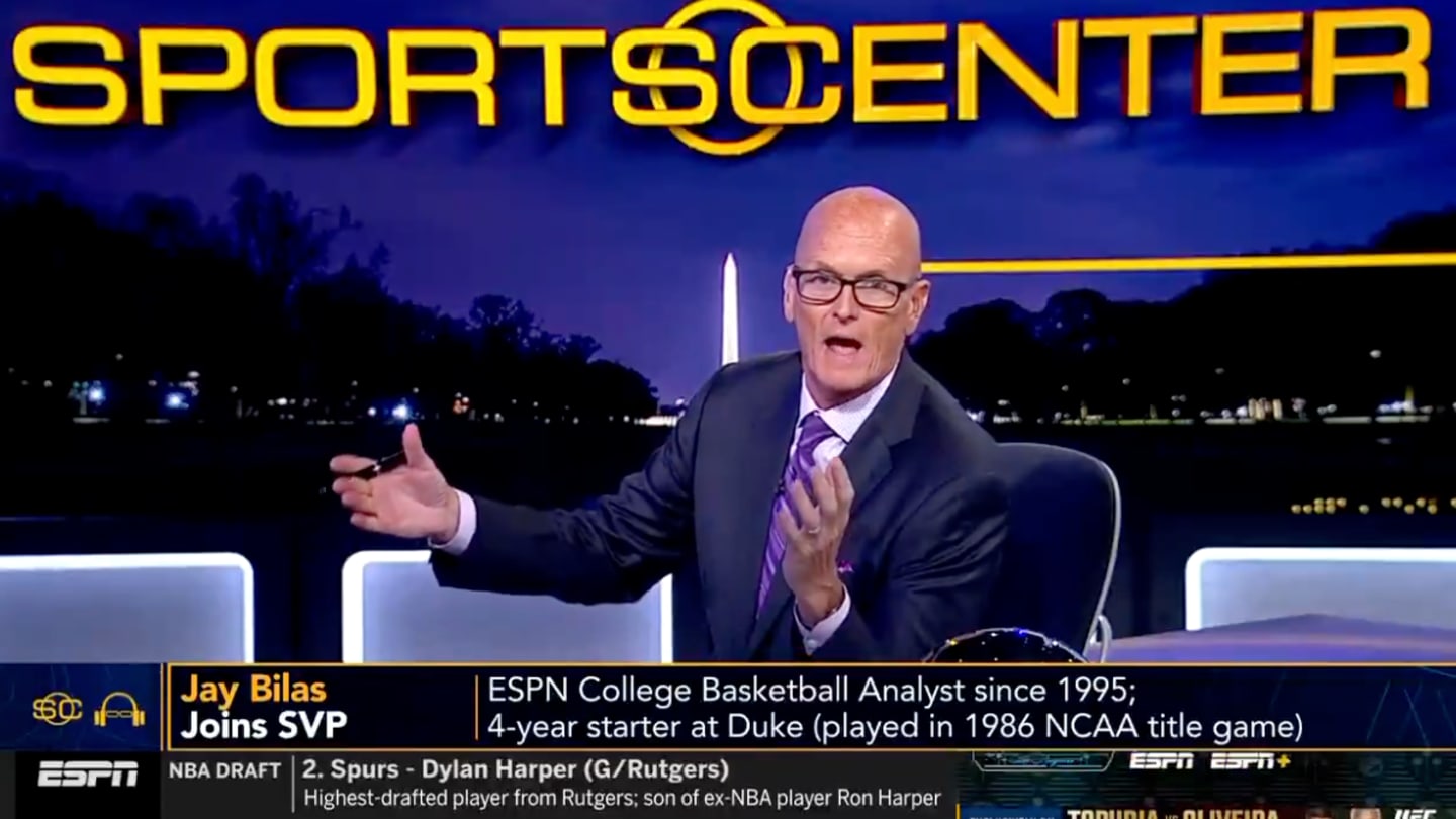 ESPN's Scott Van Pelt Ripped NBA Over Its Ridiculous Hat Problem at Draft