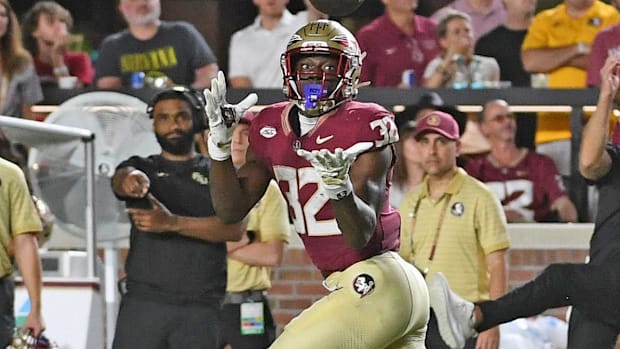 Florida State Seminoles running back Ousmane Kromah