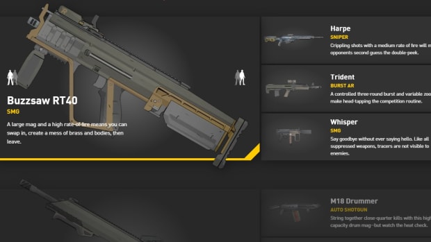 Spectre Divide Buzzsaw gun