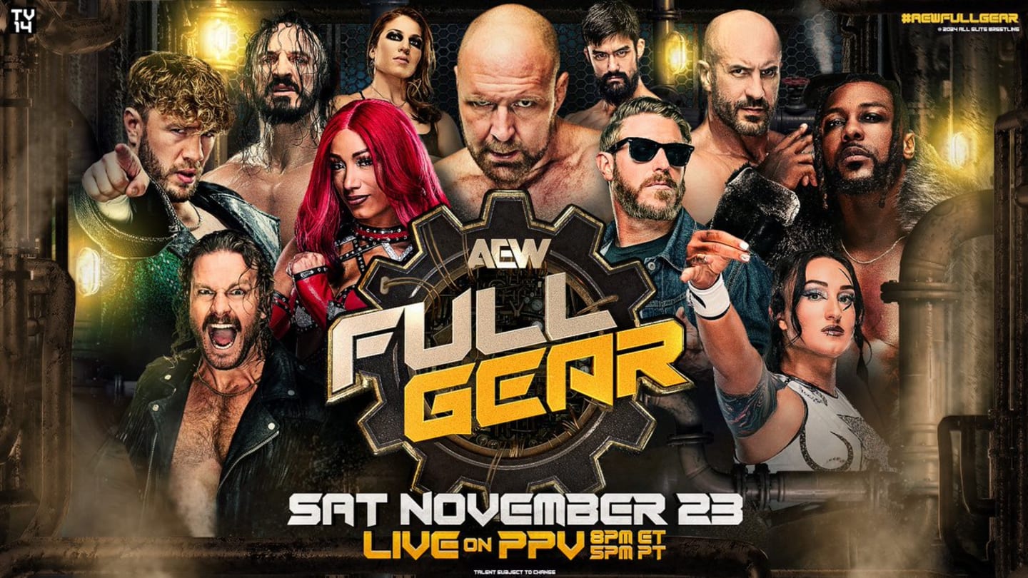 AEW Full Gear 2024 Start Time, Date, Match Card, Live Stream & TV Channels