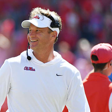 Ole Miss Rebels head coach Lane Kiffin