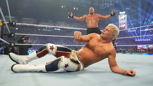 Cody Rhodes and Brock Lesnar