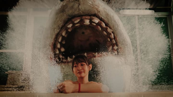 Hot Spring Shark Attack - Courtesy Uptopia