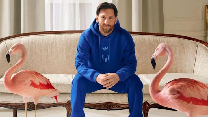 Lionel Messi has released a new clothing range with adidas. Lionel Messi has released a new clothing range with adidas.