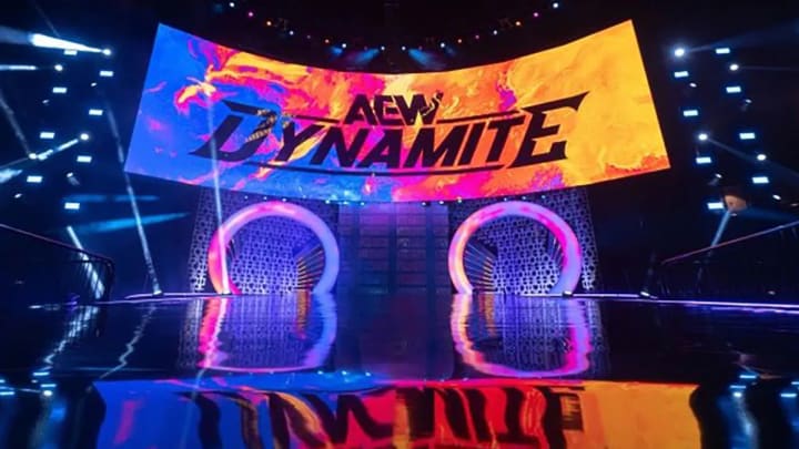 The AEW Dynamite set for 2024.