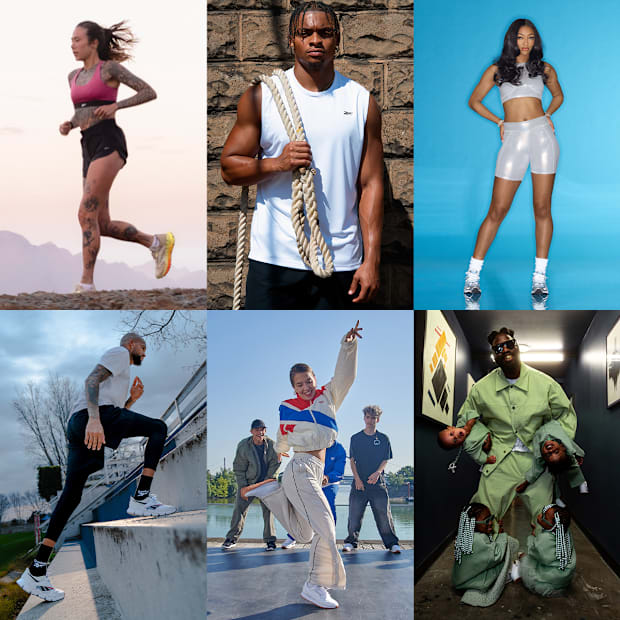 Reebok athletes hotsell