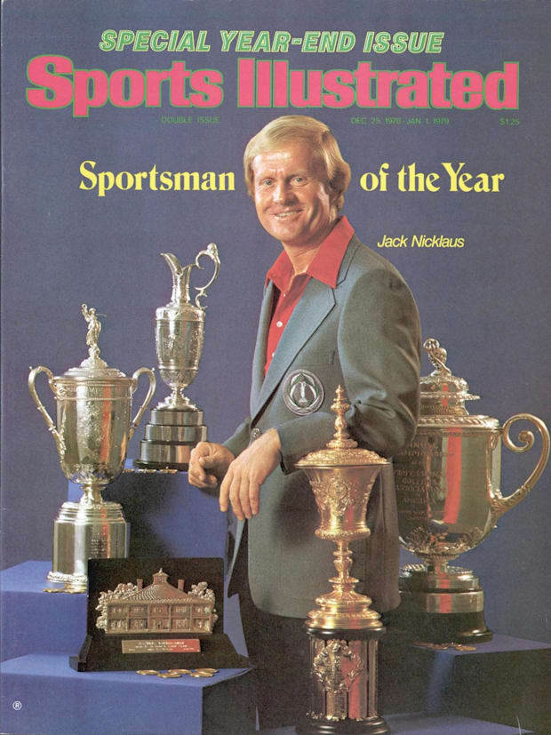 Jack Nicklaus SI cover as 1978 Sportsman of the Year