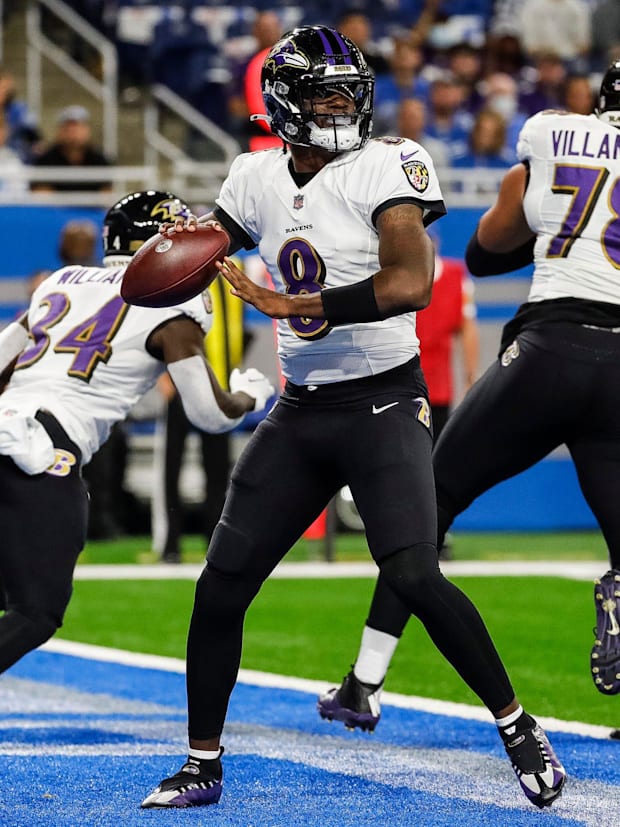 Baltimore Ravens quarterback Lamar Jackson.
